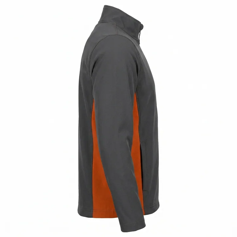 Custom wrestling lightweight warm-up jackets, left side view