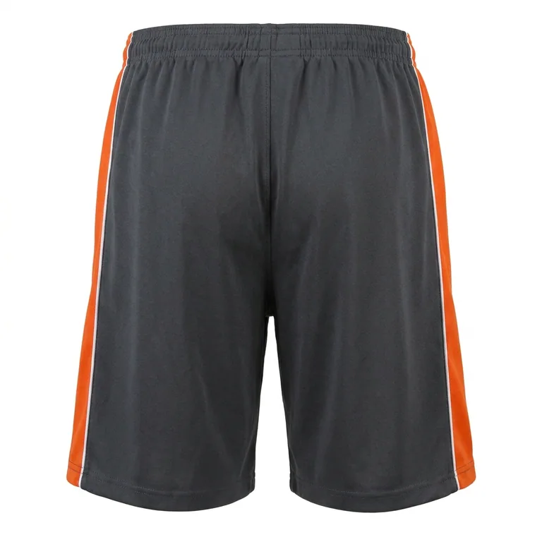 Custom wrestling practice shorts, back view