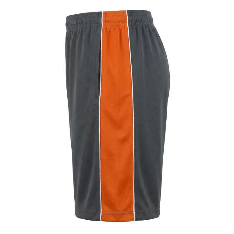 Custom wrestling practice shorts, right side view